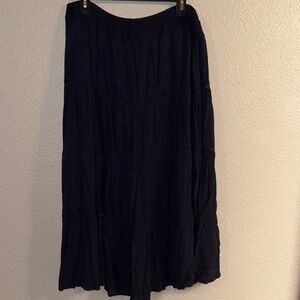 Liz Claiborne Navy Maxi Skirt